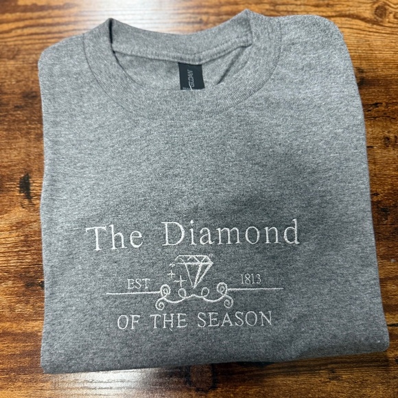 Diamond of the Season Embroidered T-Shirt - Picture 1 of 1